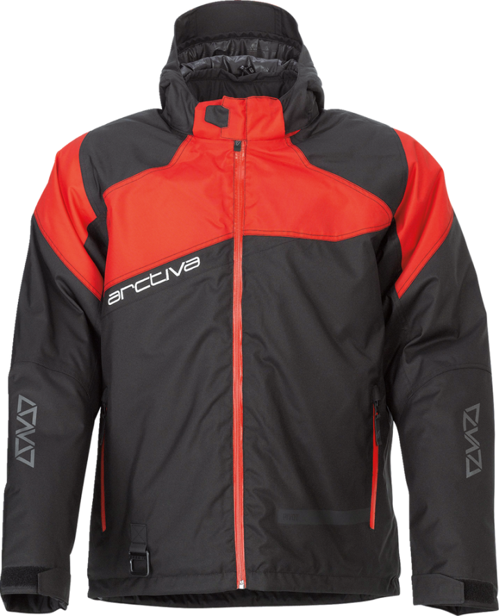 ARCTIVA Pivot 5 Hooded Jacket - Black/Red - 3XL 3120-2067