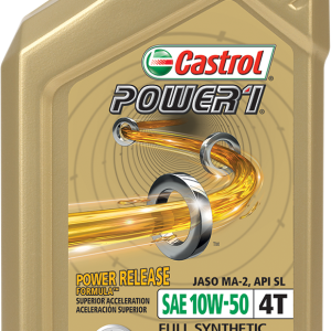 CASTROL Power 1® Synthetic Engine Oil - 10W-50 - 1 U.S. quart 15D2C1