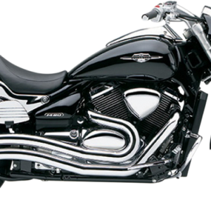 COBRA Speedster Swept Exhaust - Chrome - M90 3223