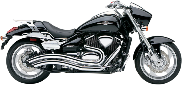 COBRA Speedster Swept Exhaust - Chrome - M90 3223