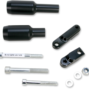 POWERSTANDS RACING Frame Sliders - Black - Honda - CBR1000RR 03-00916-02