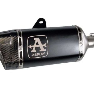71509PTN Arrow Slip-on Exhaust Titanium Dark for ZX-6R 636 2024-25 Pista WITH WELDED LINK-PIPE