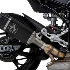 71506PTN Arrow HOMOL Pista Slip-on Exhaust, Titanium Dark for BMW M/S1000RR 20-25