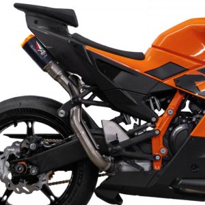 Austin 2026 KTM 990 RCR RS22 DUAL UNDERSEAT SLIP-ON TITANIUM EXHAUST SYSTEM AR100