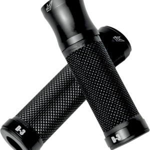 DRIVEN RACING Grips - D3 - 1" - Black/Black S1000RR ABS 2010-2022 D3BK2