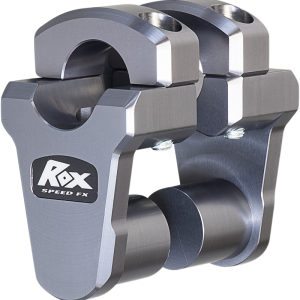 ROX SPEED FX Risers - Pivoting - 2" - Oversized Handlebars - Gray 1R-P2PPG