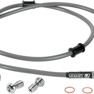 MOOSE RACING Brake Line - Front - Stainless Steel - KLR 650 KAW-6031F
