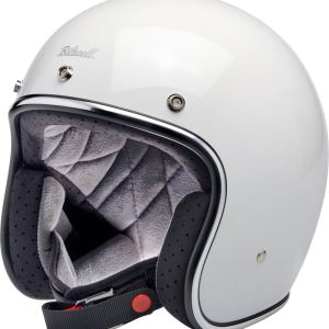 BILTWELL Bonanza Helmet - Gloss White - XS 1001-164-201