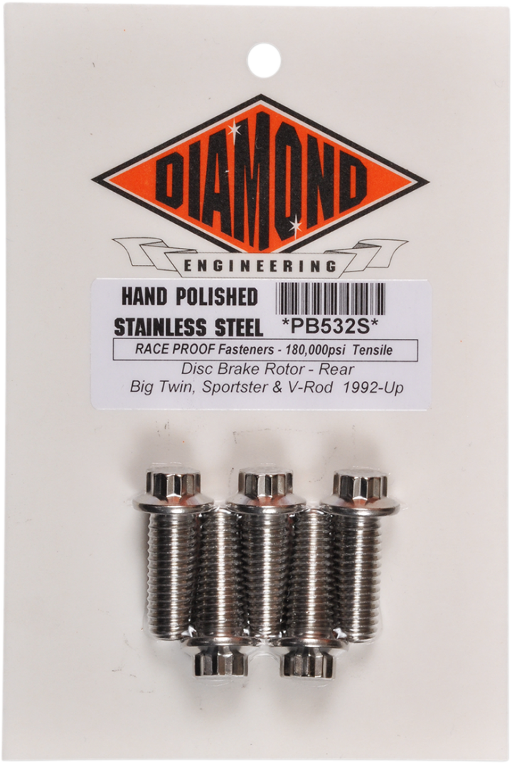 DIAMOND ENGINEERING Bolt Kit - Rotor - Rear PB532S