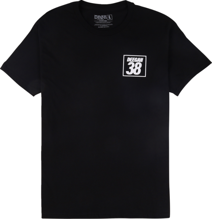 Deegan Apparel Holeshot T-Shirt - Black - 2XL DMTSS3027BLK2XL