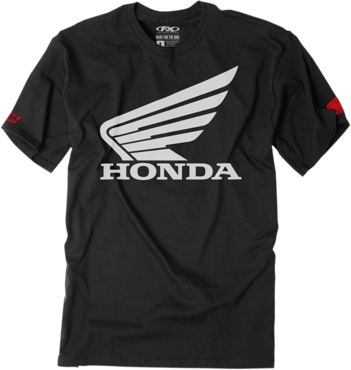 FACTORY EFFEX Youth Honda Big Wing T-Shirt - Black - Medium 21-83322
