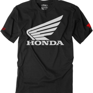 FACTORY EFFEX Youth Honda Big Wing T-Shirt - Black - Small 21-83320