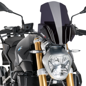 PUIG HI-TECH PARTS New Generation Windscreen - Dark Smoke - R1200R 8168F