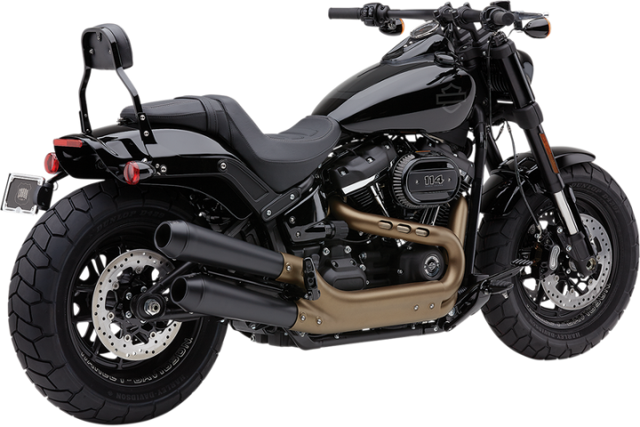 COBRA Black El Diablo Mufflers for Fat Bob 6046B