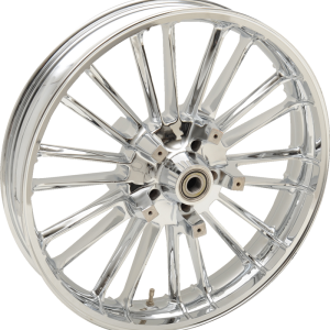 COASTAL MOTO Front Wheel - Atlantic 3D- Dual Disc/ABS - Chrome - 21"x3.50" 3D-ATL213CHABST