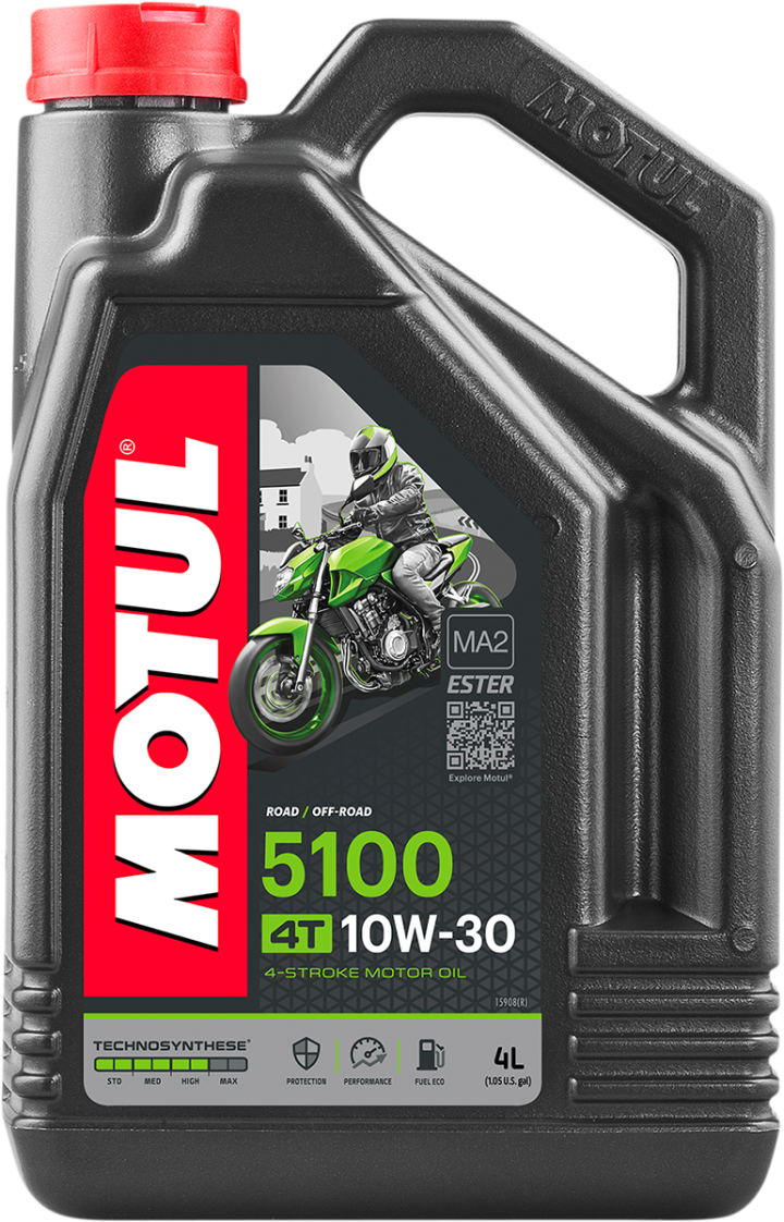 MOTUL 5100 4T Synthetic Blend Oil - 10W-30 - 4L 104063