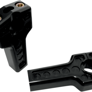 JOKER MACHINE Risers - Dual - 4" - Harley Davidson - Black 03-864B