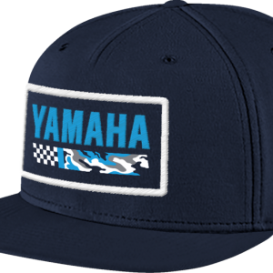 YAMAHA APPAREL Yamaha Racing Hat - Flat Bill - Camo Blue NP21A-H3239