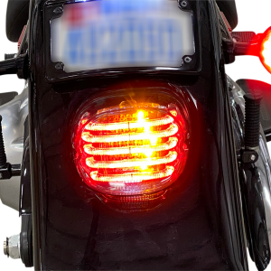 CUSTOM DYNAMICS Taillight/Turn Signal - Bottom Window - Red Lens PB-TL-INT-BW-R