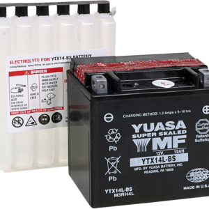 YUASA AGM Battery - YTX14L-BS .69 L YUAM3RH4L