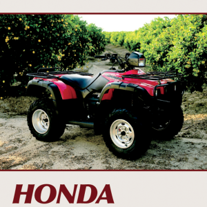 CLYMER Manual - TRX500 Rubicon CM210