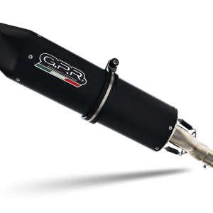GPR Furore Nero Slip-on Exhaust with Removable DB Killer, Link Pipe KLR650 KLR650R /C 2006-2024 K.29.RACEDB.FUNE