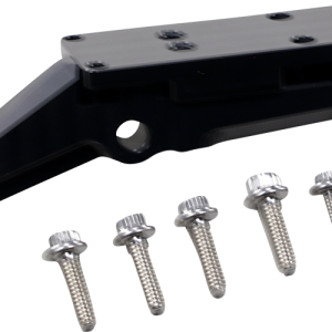 ALLOY ART Ambidextrous Caliper Mount - Black 49HDBM-2