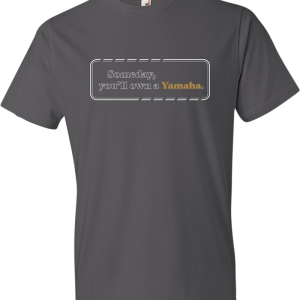 YAMAHA APPAREL Yamaha Someday T-Shirt - Charcoal - Small NP21S-M1795-S