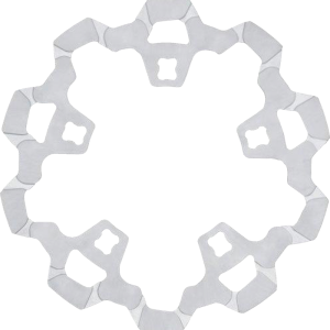 LYNDALL RACING BRAKES LLC Rotor with Gas Slots - Prodigy/Enforcer - Stainless Steel - 11.8" 3-230-2