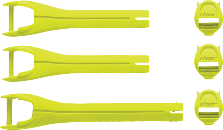 THOR Youth Blitz XR Boots Strap Kit - Acid/Black 3430-1042
