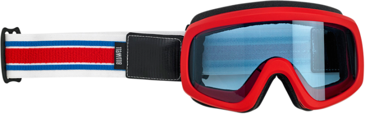 BILTWELL Overland 2.0 Goggles - Racer - Red/White/Blue 2111-5605-007