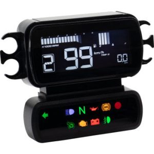 KOSO NORTH AMERICA D2 LCD - Multi Functional Gauge Harley-Davidson BA080020