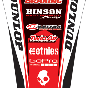 FACTORY EFFEX Rear Fender Graphic - CRF150R 17-32304