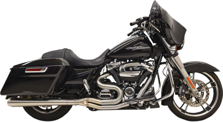 BASSANI XHAUST 2:1 Exhaust - Stainless Steel - Megaphone 1F21SS