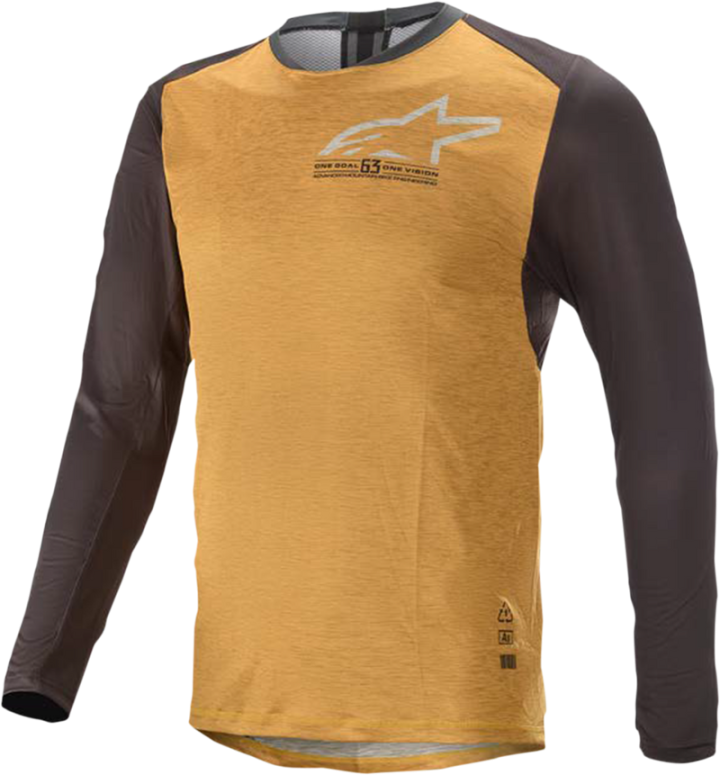 ALPINESTARS Alps 6.0 V2 Jersey - Long-Sleeve - Orange/Black - Medium 1763821-4010-M
