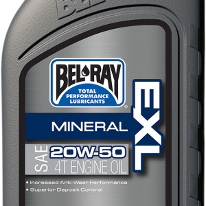 BEL-RAY EXL 4T Mineral Oil - 20W-50 - 1L 99100-B1LW