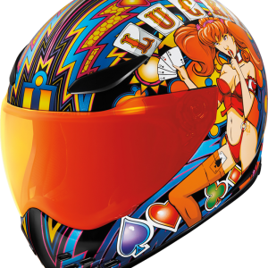 ICON Domain™ Helmet - Lucky Lid 4 - Red - XL 0101-14955