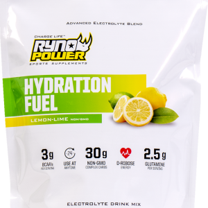 RYNO POWER Hydration Fuel Drink Mix - Lemon/Lime - 1 lb - 10 Servings 1LB-HYD-LL