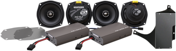 HOGTUNES Dual Amp/Speaker Kit ULTRA KIT-XL