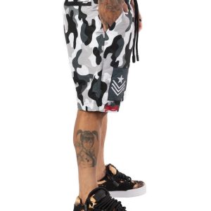 Urban499 Swimming short Camuflada gris M
