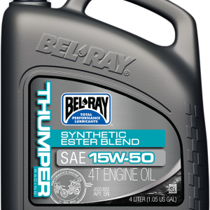 BEL-RAY Thumper Synthetic Blend 4T Oil - 15W-50 - 4L 99530-B4LW