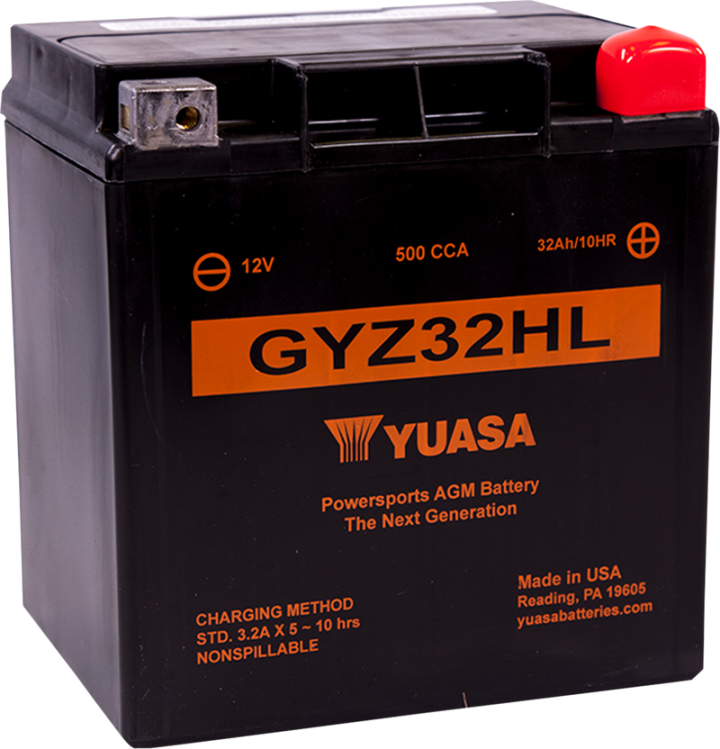 YUASA AGM Battery - GYZ32HL YUAM732HL