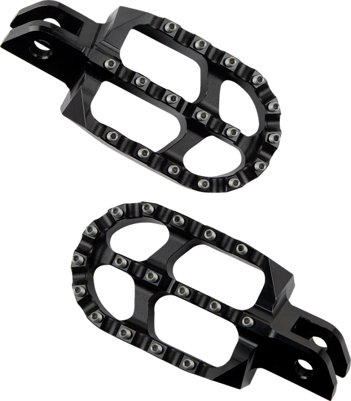 MOOSE RACING Footpeg - Black - Driver - Pan-Am M-80-500