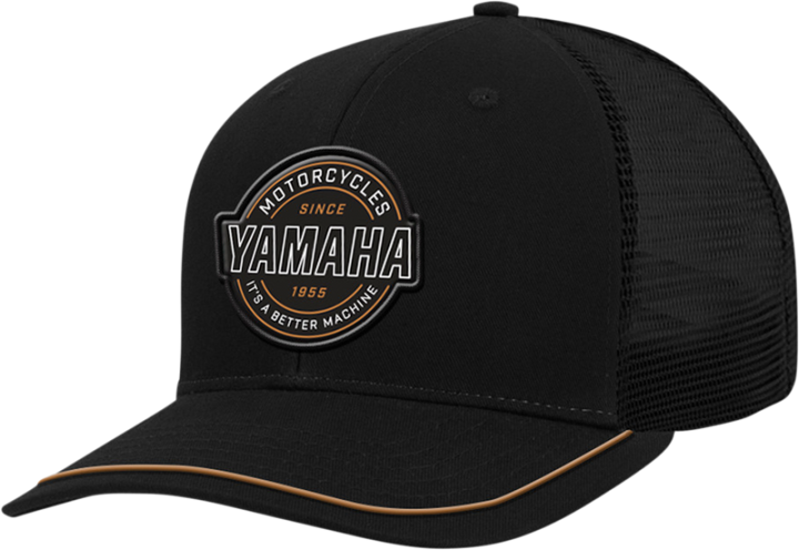 YAMAHA APPAREL Yamaha Motorcycle Patch Hat - Black NP21A-H2740