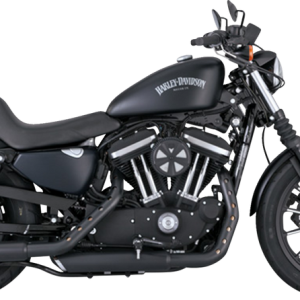 VANCE & HINES 3" Twin Slash Slip-On Mufflers - Black 46361