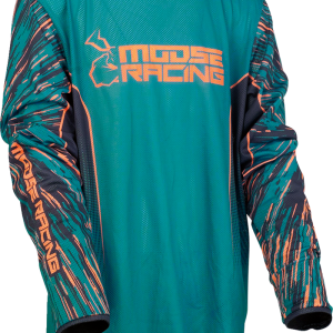 MOOSE RACING Youth Agroid Jersey - Blue/Orange - Large 2912-2332