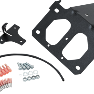 KURYAKYN License Plate Frame/Turn Signal Mount - Black 9278