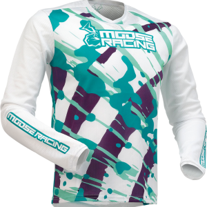 MOOSE RACING Youth Agroid Mesh Jersey - Purple/Teal - XL 2912-2173