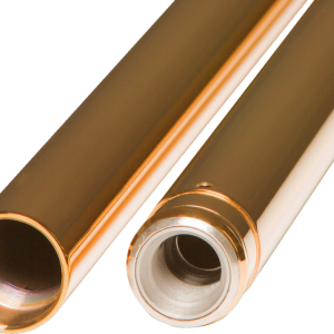 CUSTOM CYCLE ENGINEERING Fork Tubes - Gold - 49 mm - 24.875" 710029