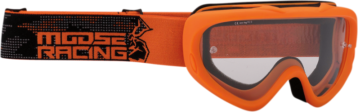 MOOSE RACING Youth Qualifier Goggles - Agroid - Orange 2601-2665